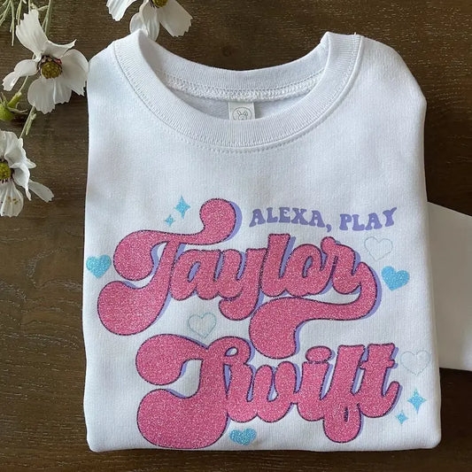 Alexa play Taylor sweatshirt